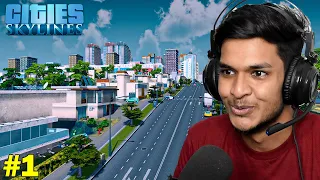 I STARTED MY OWN CITY | CITY SKYLINES GAMEPLAY #1