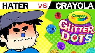 Crayola's WORST Reviewed Product Finally Made Me Snap (glitter dots)