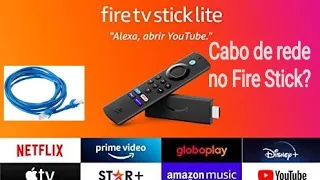 Como colocar cabo de rede no Fire stick