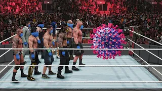 100 Finishers To Coronavirus! (WWE 2K)
