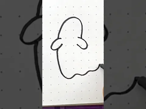 #cute #ghost #drawingforkids #art #easydraw #drawing #easydrawing #firstdrawing