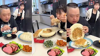 蠢老公竟然把我包子的餡偷吃了，被我發現後吃掉她的，看的結局太解氣了！ 【胖嫂美食】