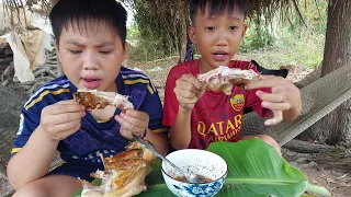 ăn gà nướng siêu ngon kiểu Miền Tây Dân Dã