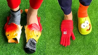 Super cool fish sandals 🐠🐟 Frog sandals 🐸🐸 excellent video