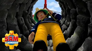 Sam el Bombero🌟¡Sam baja a un pozo para salvar a un niño!-capitulos completos🔥Dibujos animados