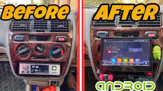 7 Inch Andriod Stereo Installation On My Modified Honda City!!!!