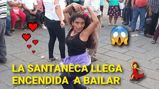 Sandra La Santaneca Emocionada En El Baile 💕🤗
