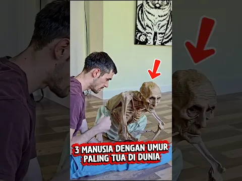 3 MANUSIA DENGAN UMUR PALING TUA DI DUNIA ❗#shorts #shortvideo