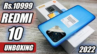 Redmi 10 Blue Colour Unboxing - New Budget King ?