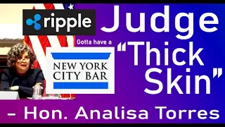 XRP Got Lucky, SEC vs. Ripple Judge Torres SPEAKS, Setting Bias Aside in her OWN WORDS