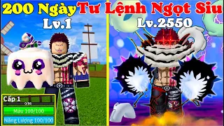 [BloxFruit] 200 Ngày Tư Lệnh Ngọt Katakuri Thức Tỉnh Haki V2 Sức Mạnh Mochi Siêu Bá