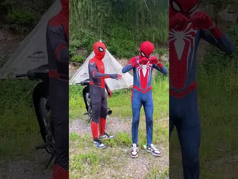 Spiderman funny video😂😂 #spiderman #tiktok #shorts