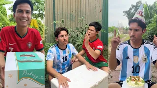Bỏ qua mọi sự kình địch, Messi đã ở bên Ronaldo lúc anh cần nhất🎂 🤝