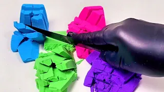 "Kinetic Sand ASMR: Satisfying Drop & Squish Relaxation Sounds" #asmr