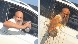 Conductor Enfurecido Recibe Karma Instantáneo