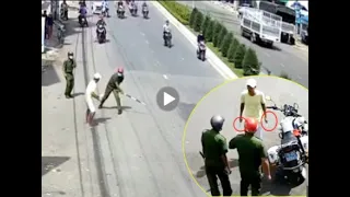 Dân xông vào đánh, giúp bắt  đối tượng cầm dao định đâm công an
