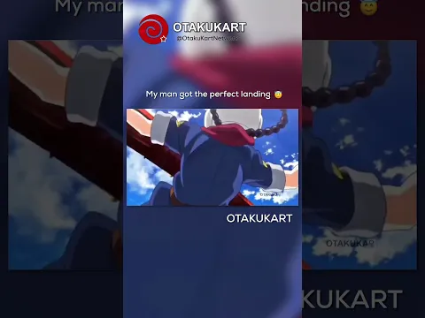 My man got the perfect landing 😎 | #anime #shorts #animeedits