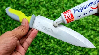 Trik Rahasia Pisau setajam SILET tanpa Batu Asah!