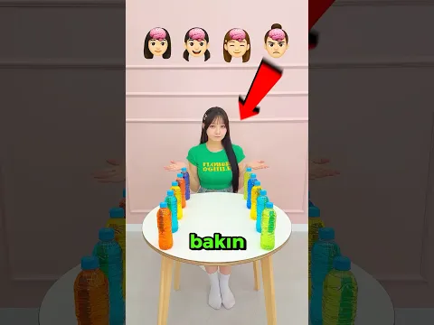 Bu Kız Kaç Dokunuşla Tüm Şişeleri Devirdi?! 😱💥