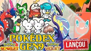 LANÇOU!! CONHEÇA POKÉDEX COMPLETA DE POKÉMON SCARLET & VIOLET!! +100 Novos Pokémon