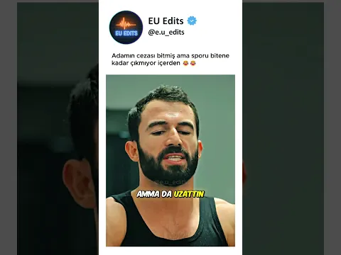 Adamın cezası bitmiş ama sporu bitene kadar çıkmıyor içerden 😂 #kertenkele