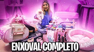 MOSTRANDO ENXOVAL COMPLETO DA MINHA BEBÊ LULU DA POMERÂNIA