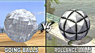 Going Balls vs Rollance Adventure Balls  - Which Paper Ball Will Pass 5 Levels First ?