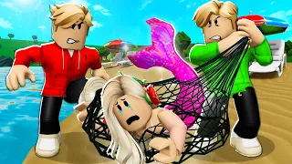 Twin Brothers Hated Mermaid Sister! (Roblox)