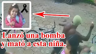 Tragedia: Niña muere tras ser herida por bomba.