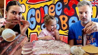 Brits Try [TEXAS BBQ] for the very first time! (My Family Were Left SPEECHLESS!)