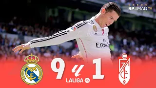 Real Madrid 9 x 1 Granada (C. Ronaldo 5 Goals) ● La Liga 14/15 Goals & Highlights ᴴᴰ