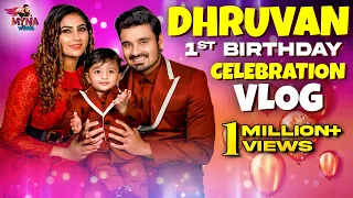 Dhruvan's First Birthday Celebration Vlog | Myna Wings