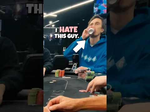 I hate this poker player 😡 #shorts #poker