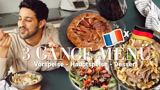 Ich koche ein 3 GÄNGE MENÜ - einfach & lecker: SAMI IN THE KITCHEN EP. 1