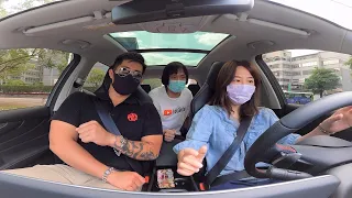 MG HS 15T 試駕 跟太太一起賞車 89.9萬 渦輪增壓 一鏡到底 試乘車 GH011857a