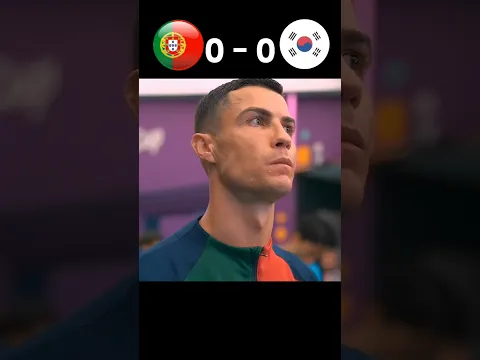 Last Minute Goal by Korea!!! 🔥World Cup Group Stage 2022 #football #shorts #ronaldo