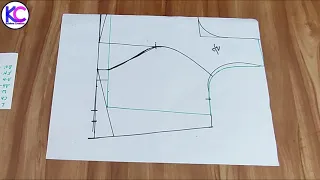 How to cut 36" size princess cut  blouse
