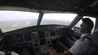 Manual Flying and landing in New Delhi's rwy 11R