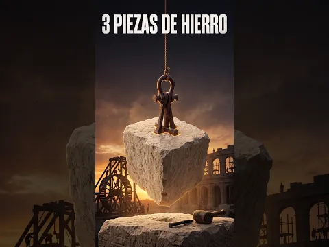 ¿Cómo levantaban los romanos bloques de toneladas con solo 3 piezas de hierro? 🏛️