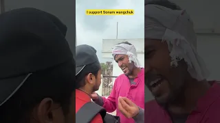 I support Sonam wangchuk #tigeryadav #comedy #bjp #cong #cjp