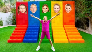 🌈 Desafío de Puertas Coloridas con Vania Mania Kids!