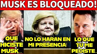 TRUMP SIN SALIDA! JUEZ BLOQUEA A MUSK, DEMOCRATAS REVELAN SU PLAN. IMPACTANTE