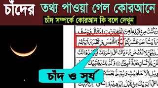 চাঁদের আসল তথ্য পাওয়া গেল পবিত্র কুরআনে || Amazing Moon Incident Reality From Quran || #moon