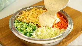 Ein gesunder Salat, den meine ganze Familie liebt! Sie wollen immer mehr!