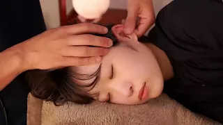 ASMR 誰もが寝落ちする耳つぼマッサージ・耳掃除（耳アップ多め）