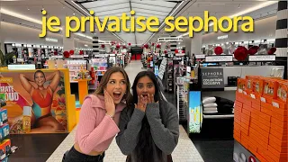 JE PRIVATISE LE SEPHORA DES CHAMPS-ÉLYSÉES POUR UNE ABONNÉE (et on lui offre son panier de rêve)