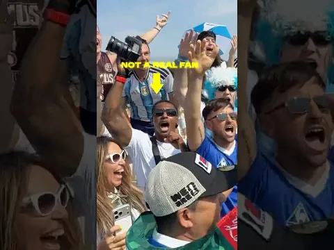 Going Undercover as an Argentina Fan 😳 #FIFAWorldCup #AD