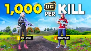 1000 UC per KILL Challenge for Levinho 😍