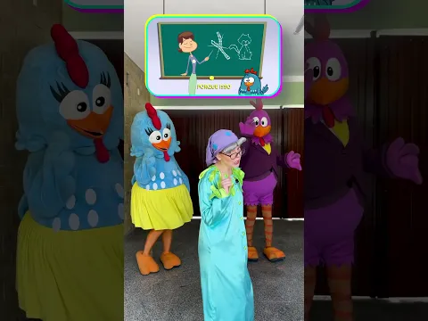 Bora Dançar Atirei o Pau no Gato - Galinha Pintadinha #shorts