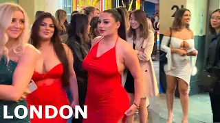 London Nightlife With Many Beautiful Ladies 🇬🇧 London Night Walk